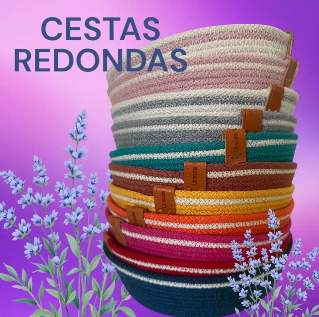 Cesta redonda baja