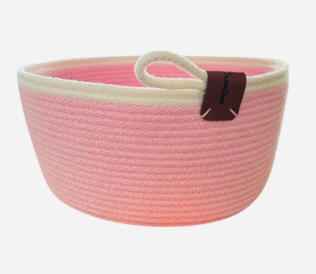 Rope Basket Welcome Baby