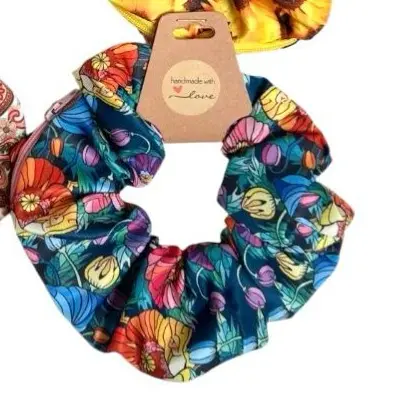 Haargummi mit Reißverschluss – Kunst- und Naturdesigns