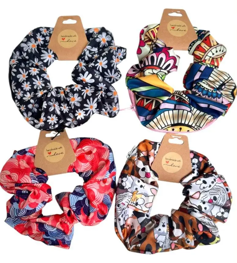 Scrunchie with zipper - Original Prints