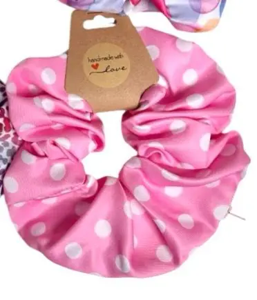 Scrunchie with Zipper - Dots & Speckles