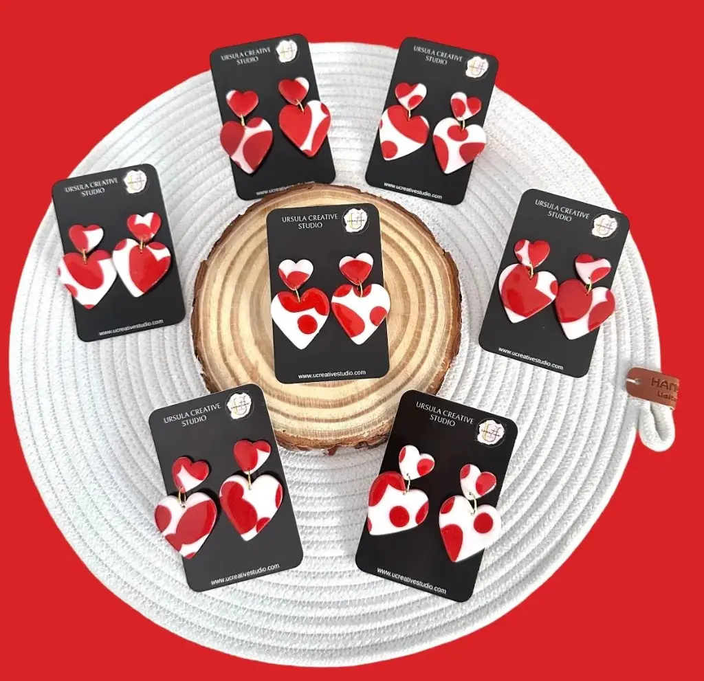 Love Story (2 heart pendant)