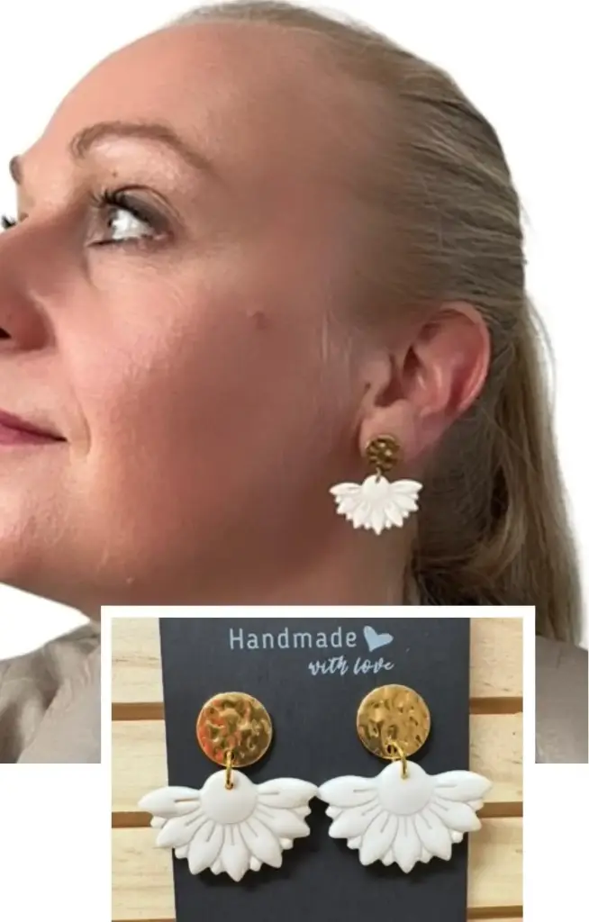 Flor Serena (Dorado, Blanco)