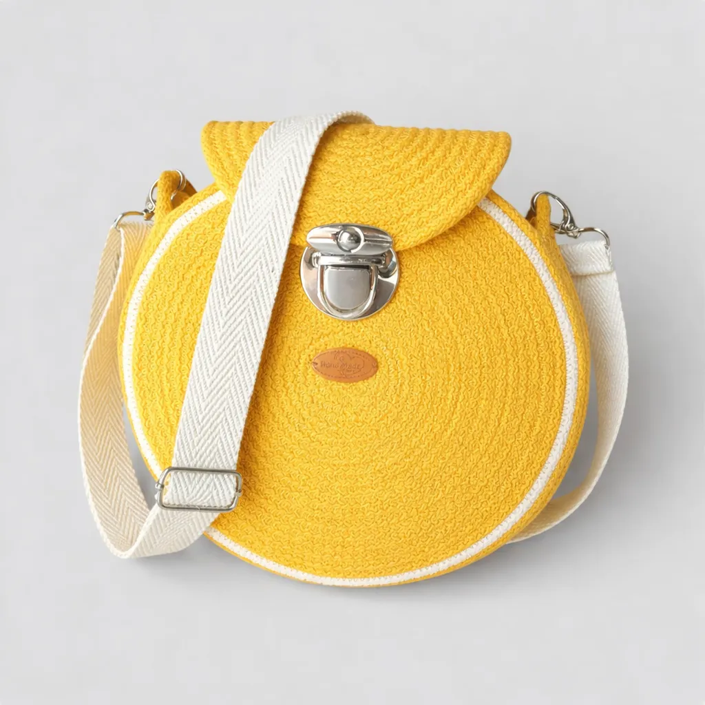 Runde Crossbody-Tasche