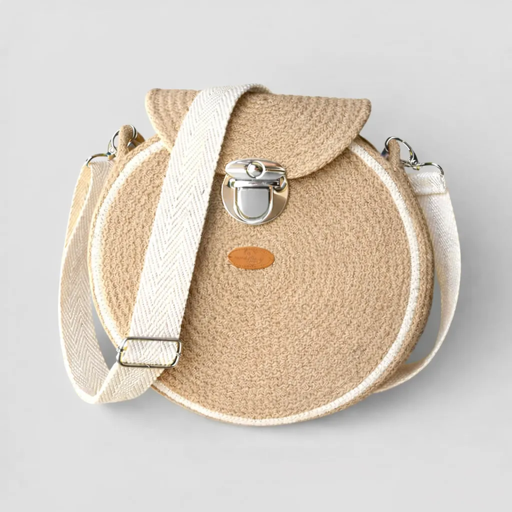 Runde Crossbody-Tasche