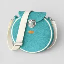 Runde Crossbody-Tasche