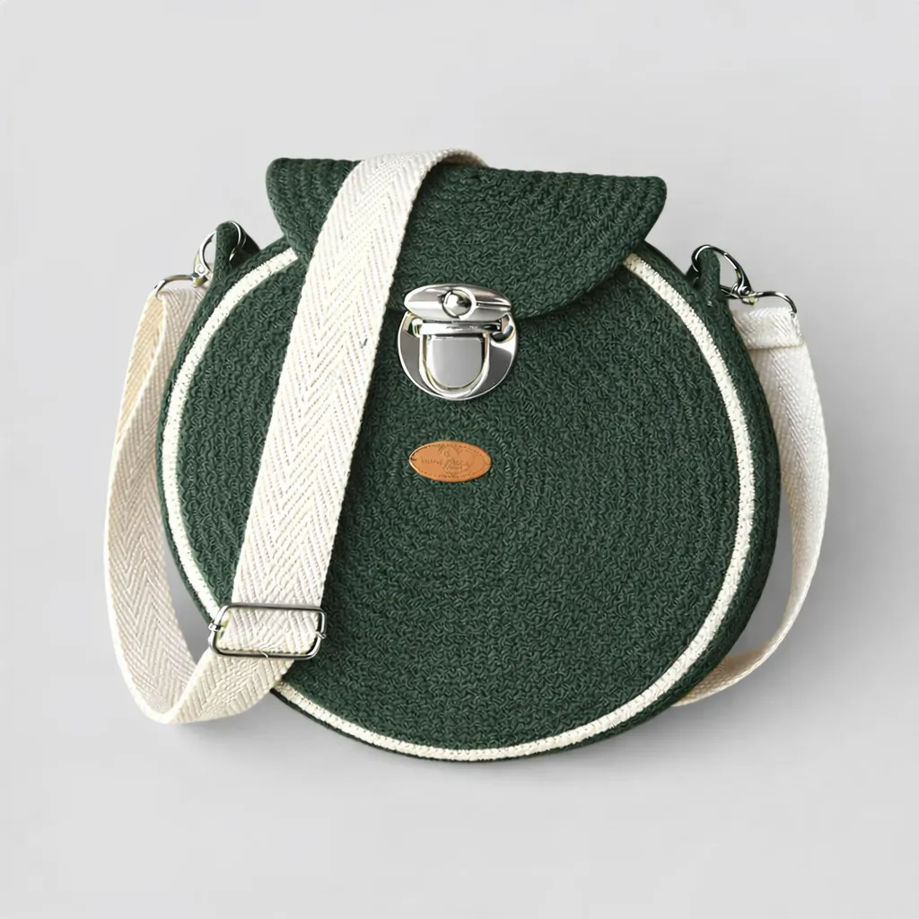 Round Crossbody Bag